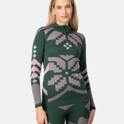 Kari Traa Women's Faith Half Zip Thyme