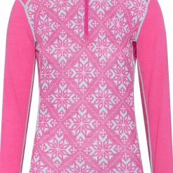 Kari Traa Women's Iselin Half Zip Bright Pink