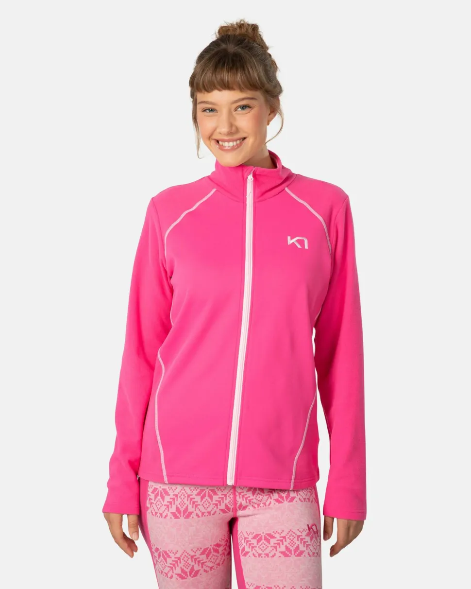 Kari Traa Women's Kari Full Zip Fleece Bright Pink
