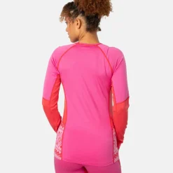 Kari Traa Women's Malia Long Sleeve Bright Pink