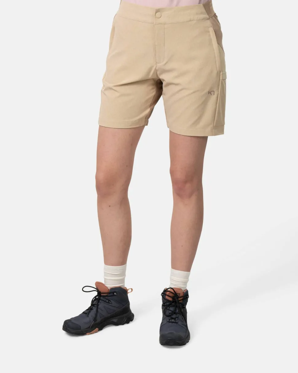 Kari Traa Women's Sanne Trail Shorts 7in Light Beige