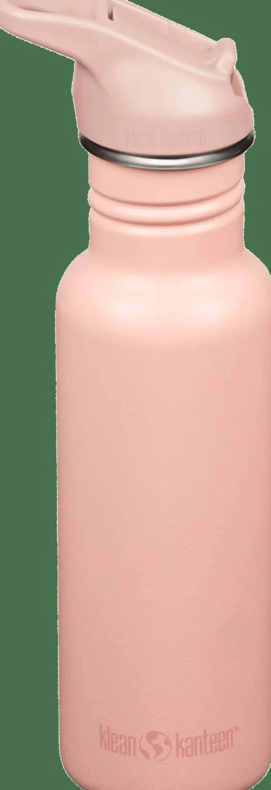 Klean Kanteen Classic Narrow 532 ml (W/ Flip Seal Sport Cap and Straw) Peach Parfait