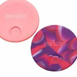 Klean Kanteen Kid Cup Straw Lid 2-Pack Pink Tie Dye