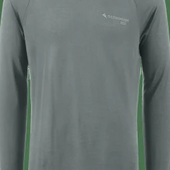 Klättermusen Men's Groa Longsleeve Tee Teal Grey