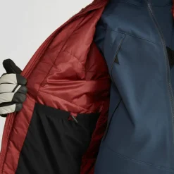 Klättermusen Men's Lödyn Hood Jacket Madder Red