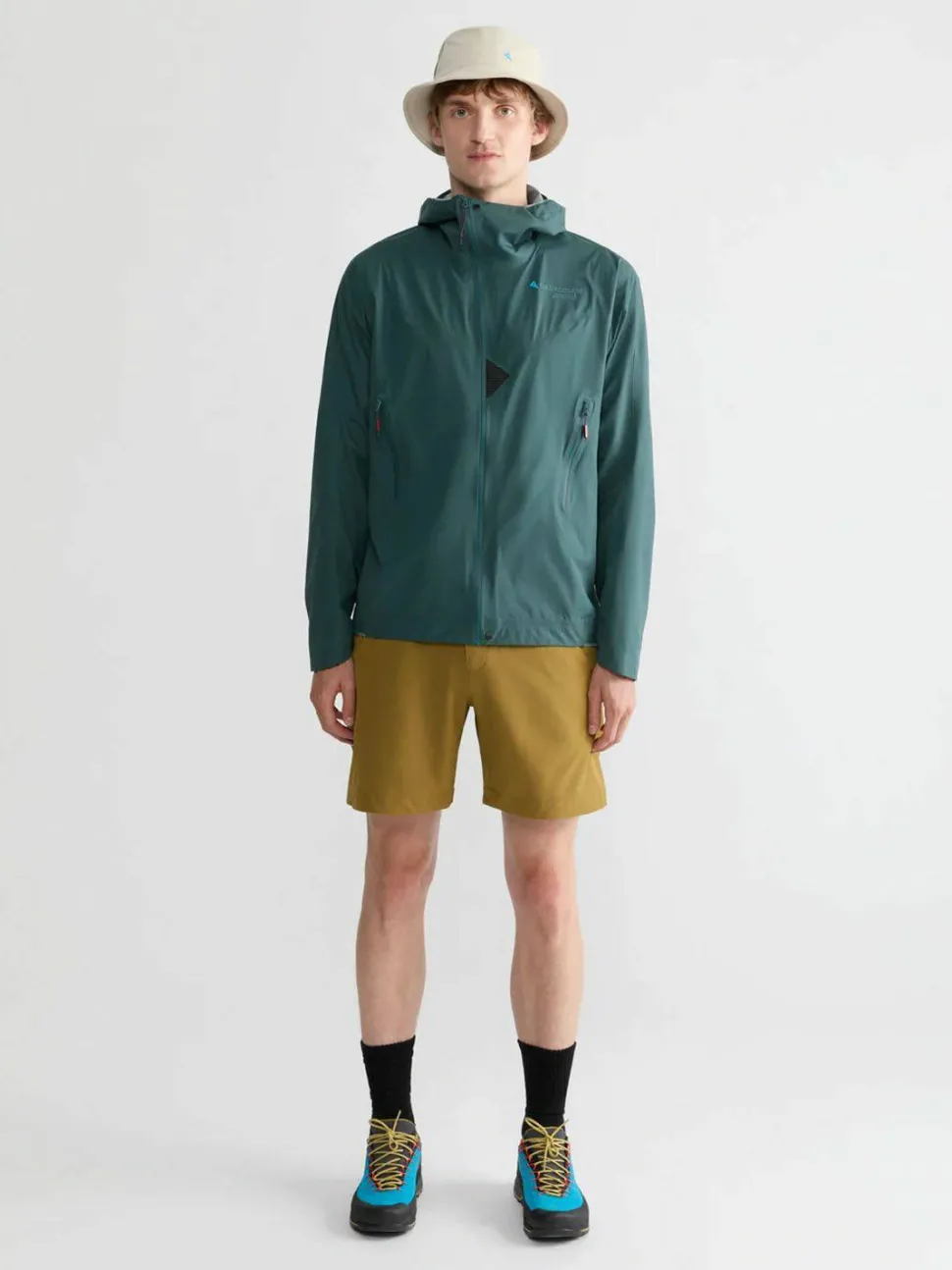 Klättermusen Men's Vingtor Hood Jacket Dark Deep Sea