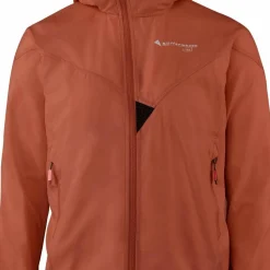 Klättermusen Women's Eitre Zip Hood Jacket Stone Red