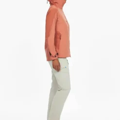 Klättermusen Women's Vili Hood Jacket Stone Red