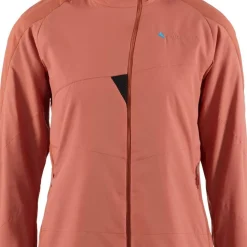 Klättermusen Women's Vili Hood Jacket Stone Red