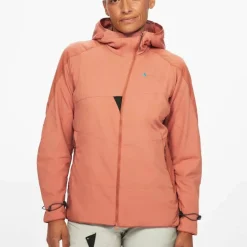 Klättermusen Women's Vili Hood Jacket Stone Red