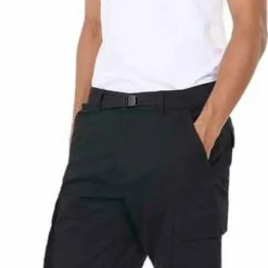 Knowledge Cotton Apparel Men's Cargo Stretched Twill Shorts Black Jet