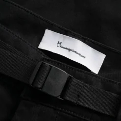 Knowledge Cotton Apparel Men's Cargo Stretched Twill Shorts Black Jet