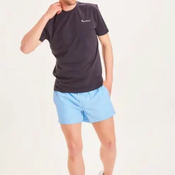 Knowledge Cotton Apparel Men's Bay Stretch Swimshorts Alaskan Blue