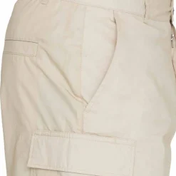 Knowledge Cotton Apparel Men's Fig Loose Cargo Poplin Shorts Light Feather Gray