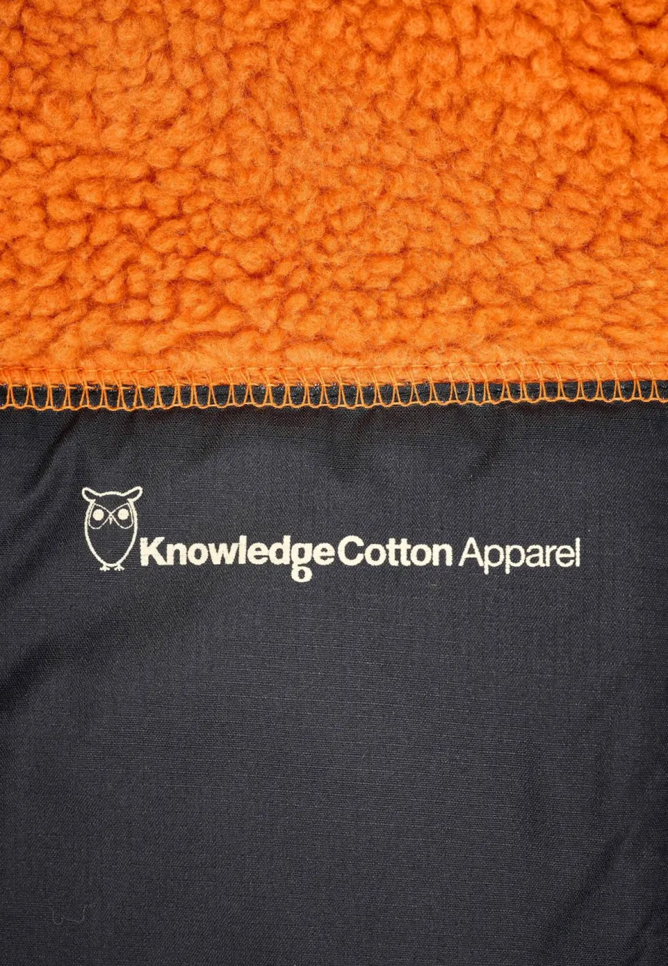 Knowledge Cotton Apparel Men's Teddy Fleece Vest Desert Sun