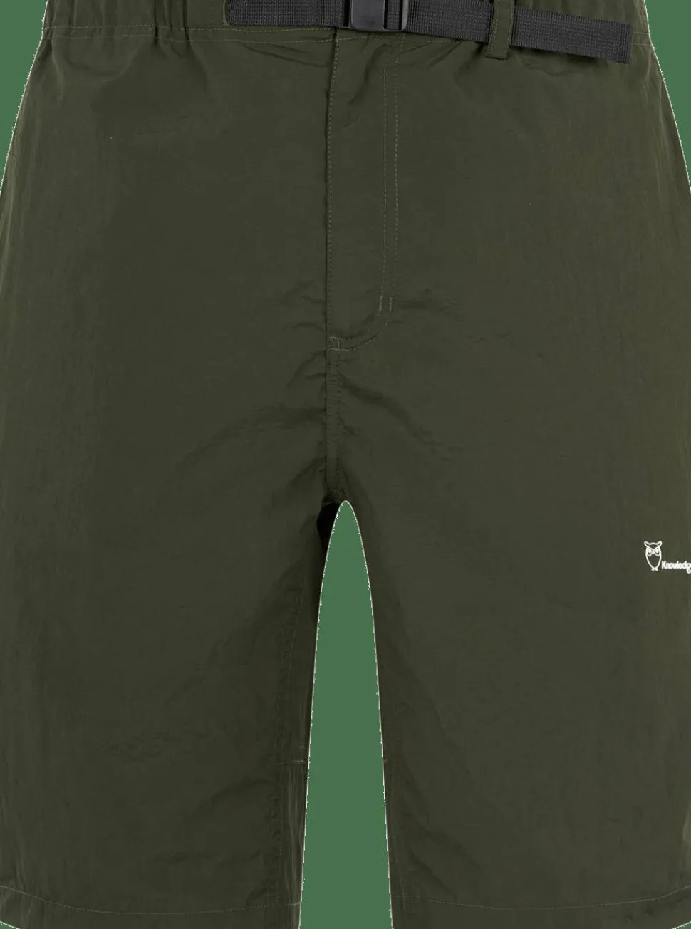 Knowledge Cotton Apparel Men's Trek Outdoor Light Packable Shorts Forrest Night