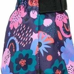Kombi Kids' Crazy Caribo Mitten Purple Rainbow Flower