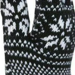 Kombi Unisex Nordic Jacquard Gloves Black