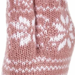 Kombi Unisex Nordic Jacquard Gloves Nostalgia Rose