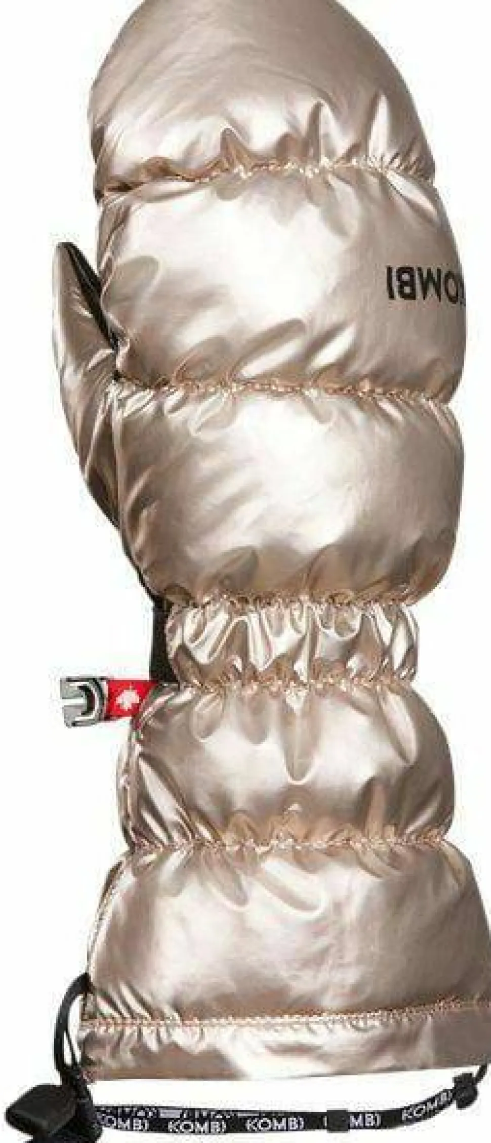 Kombi Women's Snazzy Ethical Goose Down Mittens Light Gold