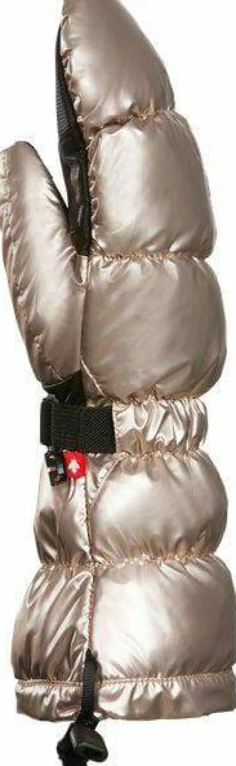 Kombi Women's Snazzy Ethical Goose Down Mittens Light Gold