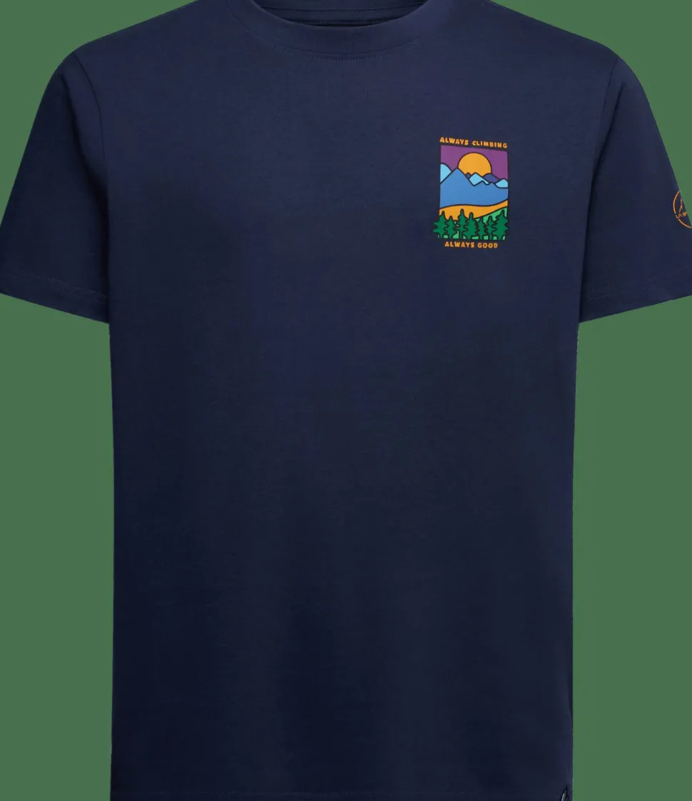 La Sportiva Men's Always Climbing T-Shirt Night Sky