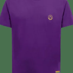 La Sportiva Men's Climbing On The Moon T-Shirt Viola/Giallo