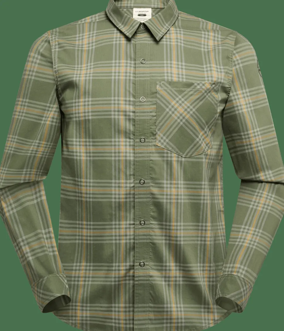 La Sportiva Men's Outer Space Long Sleeve Shirt Cypress