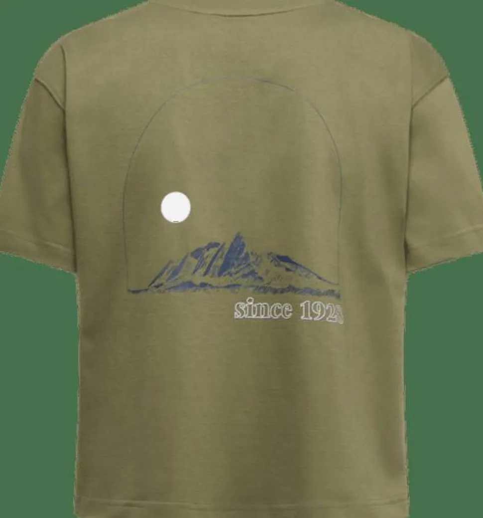 La Sportiva Women's Trilogy Crop T-Shirt Cypress/Chalk