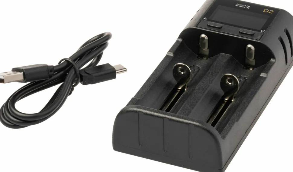 Lafayette 18650 Double Charger Black