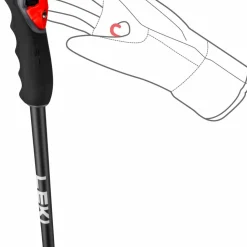 Leki Peak Vario 3D Black-Dark Anthracite-Orange