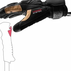 Leki Unisex Griffin Pro 3D Black-Tan