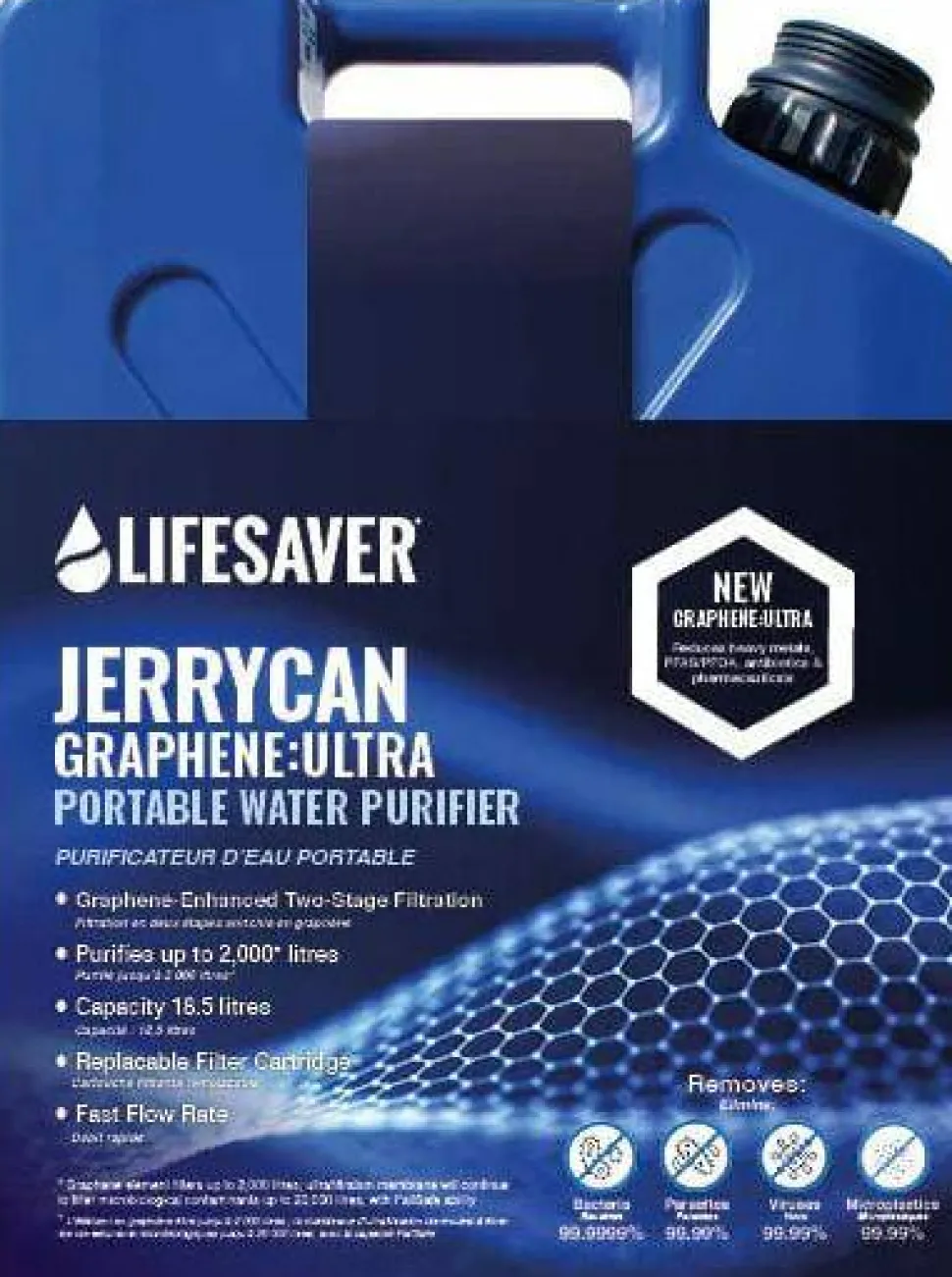 LifeSaver Jerrycan 20 000L Graphene Ultra Dark Blue