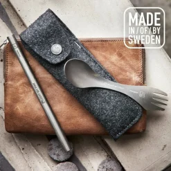 Light My Fire Spork´n Straw Kit Titanium Titanium