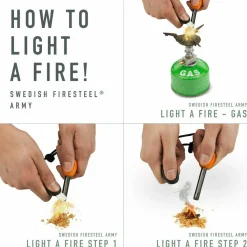Light My Fire Swedish Firesteel Bio Army Rusty Orange