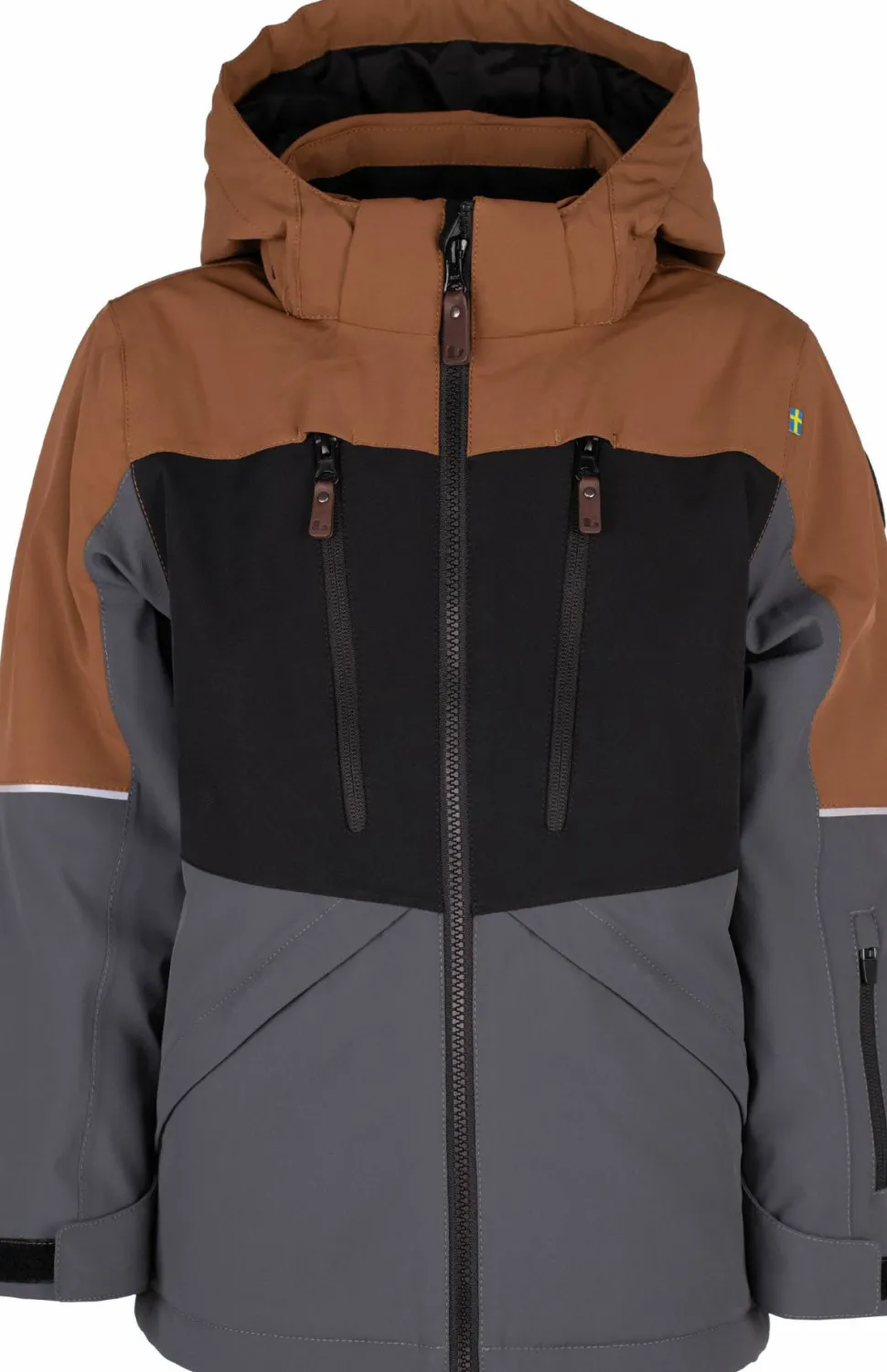 Lindberg Kids' Alpine Winter Jacket Cayenne/Anthracite