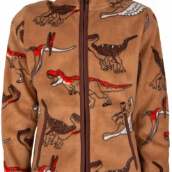 Lindberg Kids' Luleå Fleece Jacket Light Brown