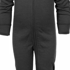 Lindberg Kids' Merino Overall Black Melange
