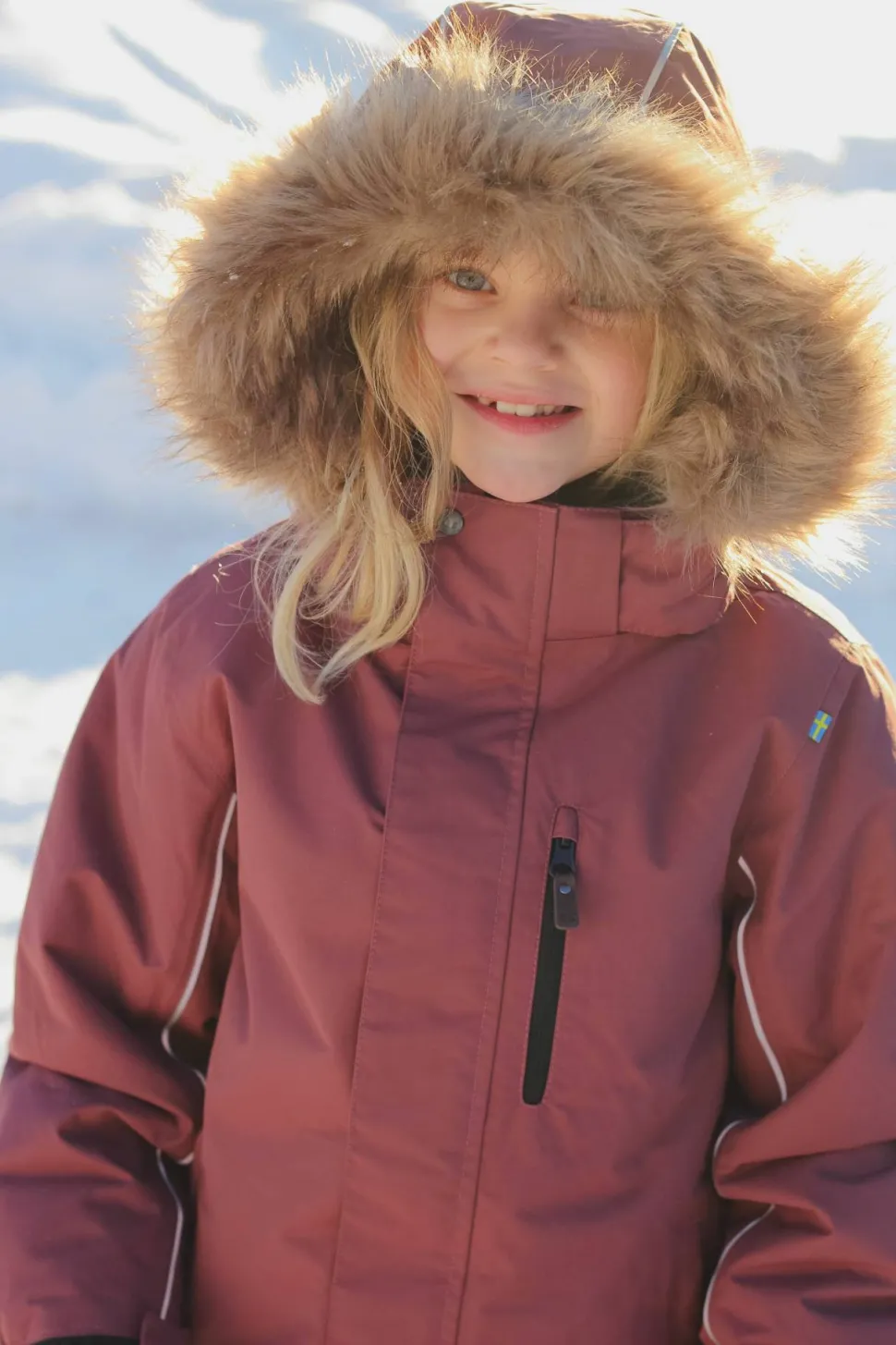 Lindberg Kids' Nordic Winter Jacket Rose