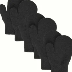 Lindberg Kids' Åsbro Magic Mitten 3-Pack Black