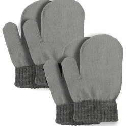 Lindberg Kids' Sundsvall Mitten 2 Pack Grey/Anth
