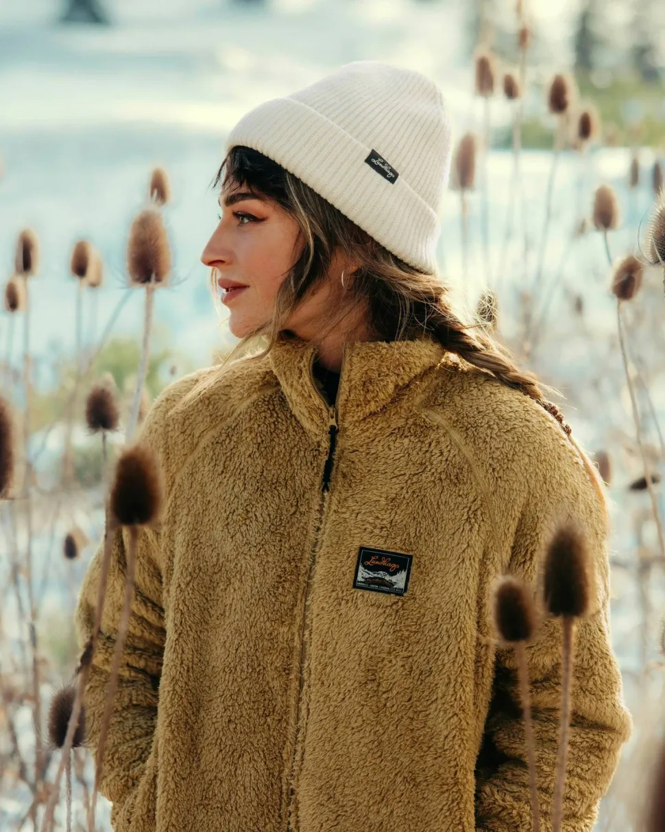Lundhags Core Ribbed Beanie Chalk White