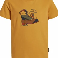 Lundhags Juniors' Fulu Climbing T-Shirt Gold