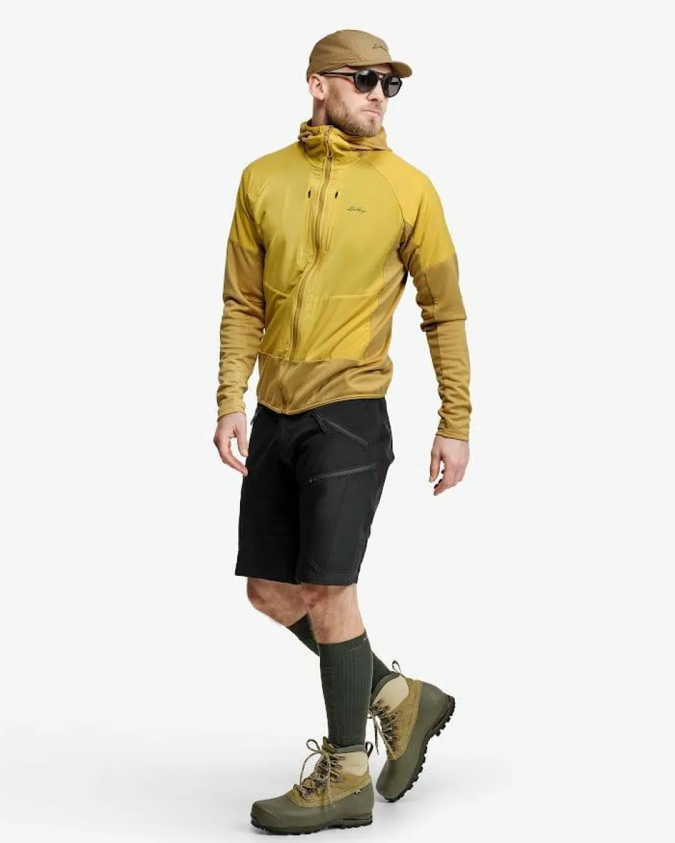 Lundhags Men's Padje Windbreaker Hoodie Straw/bamboo