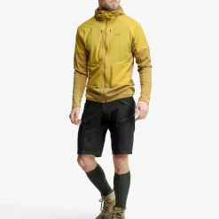 Lundhags Men's Padje Windbreaker Hoodie Straw/bamboo