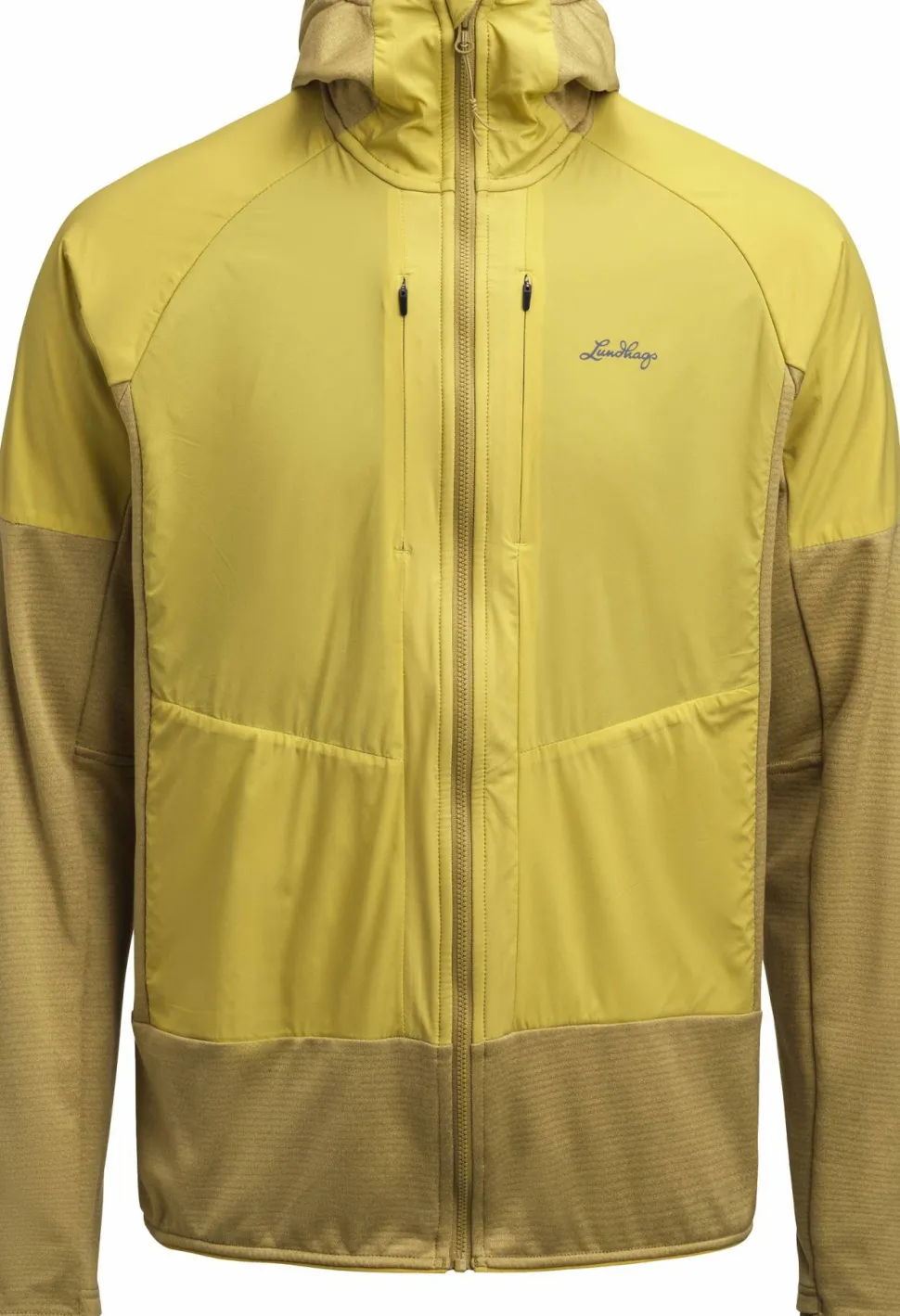 Lundhags Men's Padje Windbreaker Hoodie Straw/bamboo