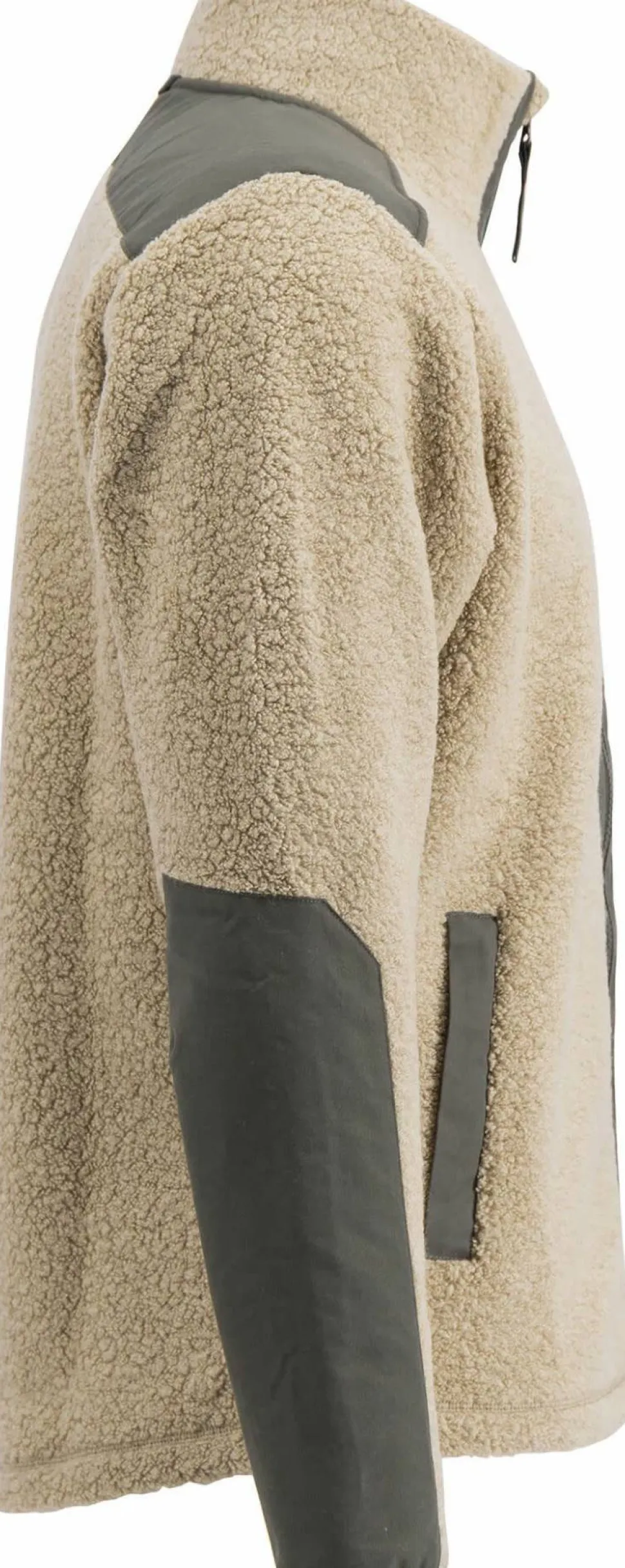 Lundhags Men's Saruk Wool Pile Mid Full Zip Sand