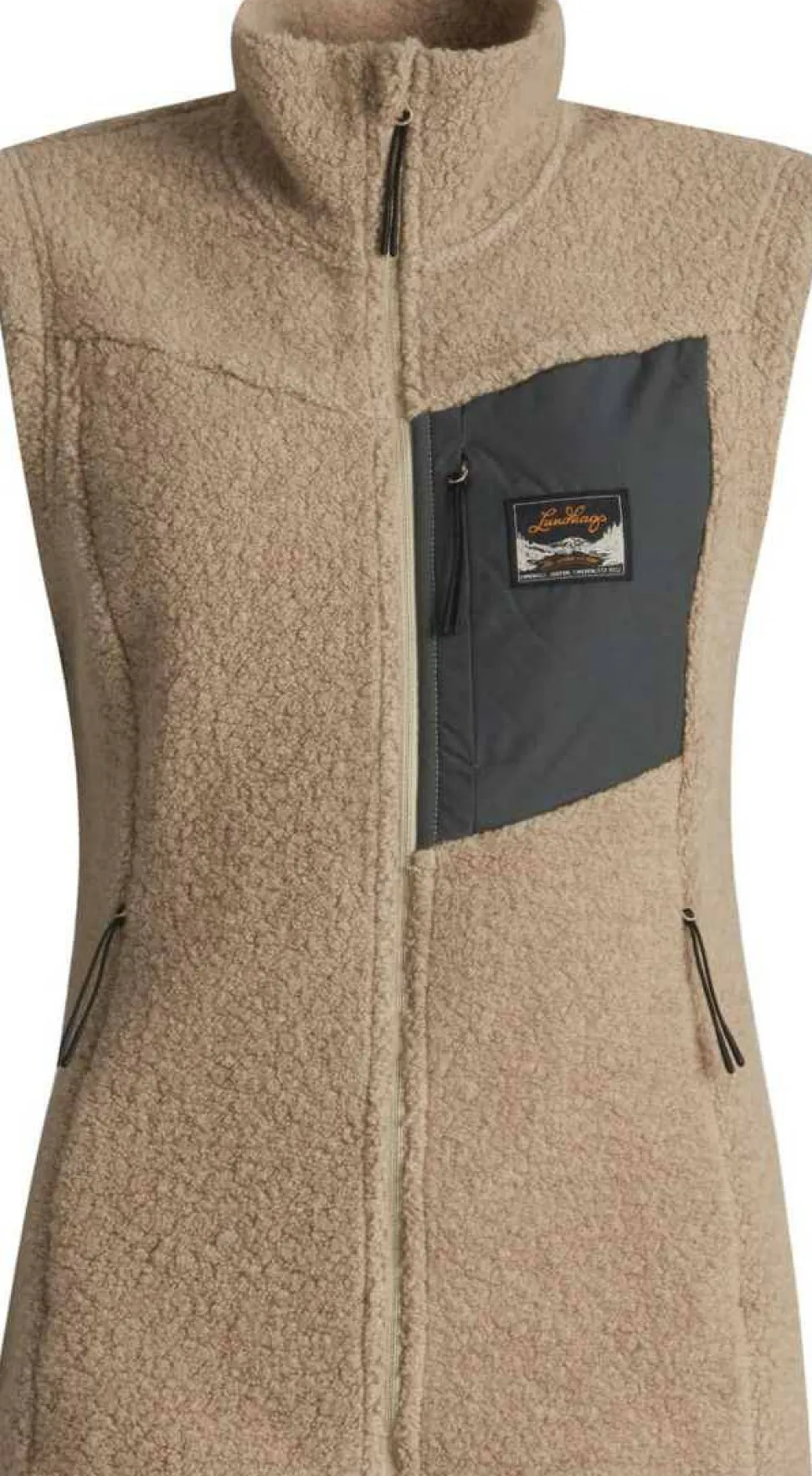 Lundhags Women's Flok Wool Pile Vest Sand