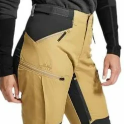 Lundhags Women's Makke High Waist Curved Pant Hay/charcoal