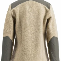 Lundhags Women's Saruk Wool Pile Mid Full Zip Sand